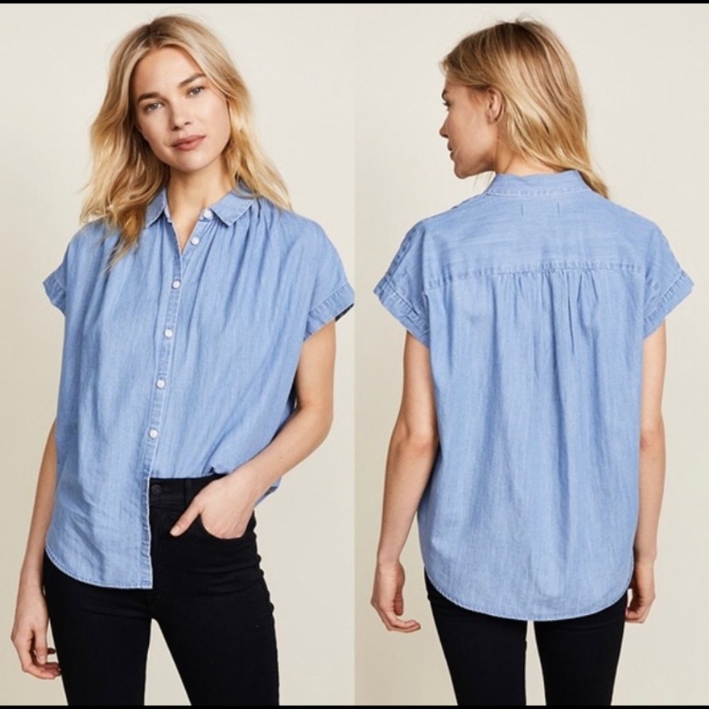 Madewell Central Shirt Chambray size XS